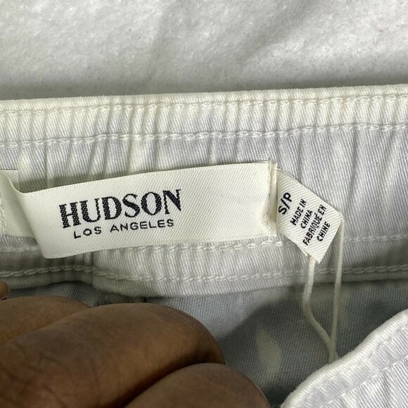 Hudson Mens Gray Flat Front Acid Wash Pockets Drawstring Jogger Pants S/P - Picture 5 of 7